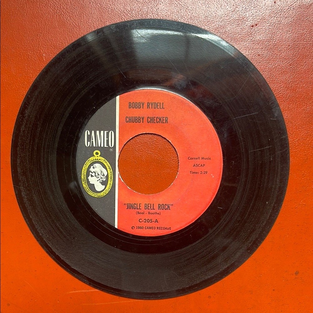 Bobby Rydell Record - Jingle Bell Rock 45 rpm